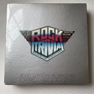 NIB vintage Rock Trivia game - early 80s.